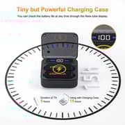 Comica Wireless Lavalier Microphone With Charging Case iOS Black