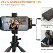 Comica Wireless Lavalier Microphone With Charging Case iOS Black