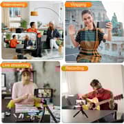 Comica Wireless Lavalier Microphone With Charging Case iOS Black