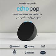 Amazon Echo Pop Smart Bluetooth Speaker with Alexa Charcoal