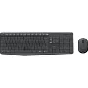 Logitech MK235 Wireless Keyboard US International (Qwerty) with Mouse Combo Black