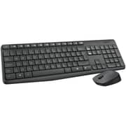 Logitech MK235 Wireless Keyboard US International (Qwerty) with Mouse Combo Black
