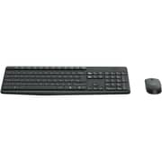 Logitech MK235 Wireless Keyboard US International (Qwerty) with Mouse Combo Black