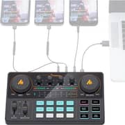 Maono Audio Interface With DJ Mixer & Condenser Microphone AU-AM200