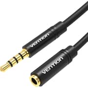 Vention Braided 3.5mm Audio Extension Cable 0.5m Black