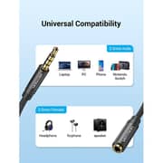 Vention Braided 3.5mm Audio Extension Cable 1m Black