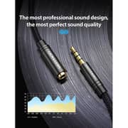 Vention Braided 3.5mm Audio Extension Cable 1m Black