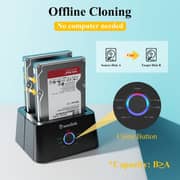 Wavlink USB 3.0 To SATA External Hard Drive Docking Station Black