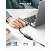 Ugreen DP Male to HDMI Female Adapter Cable 4K X 2K 60Hz 25cm Black
