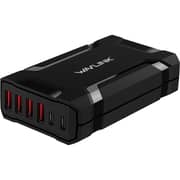 Wavlink Type-C 6-Port Smart USB Charging Station 1.5m Black