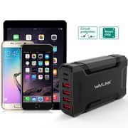 Wavlink Type-C 6-Port Smart USB Charging Station 1.5m Black