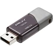محرك أقراص فلاش درايف PNY Turbo Attache 3 بمنفذ USB3.0 سعة 128 جيجابايت وبلون فضي موديل P-FD128TBOP-GE
