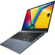 Asus Vivobook Pro 15 OLED (2023) Laptop - 13th Gen / Intel Core i9-13900H / 15.6inch OLED / 512GB SSD / 16GB RAM / 6GB NVIDIA GeForce RTX 4050 Graphics / Windows 11 Home / English & Arabic Keyboard / Blue / Middle East Version - [K6502VU-OLEDI9B]