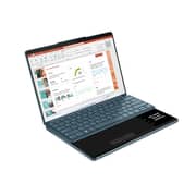 لابتوب لينوفو يوغا بوك 9 13IRU8 قابل للتحويل 2 في 1 (2023) بمعالج إنتل كور i7-1355U الجيل 13 وشاشة OLED مقاس 13.3 بوصة و1TB SSD ورام 16GB وبطاقة إنتل آيريس Xe مشتركة وويندوز 11 هوم ولوحة مفاتيح إنجليزية عربية وبلون أزرق مخضر - الشرق الأوسط [82YQ0025AX]