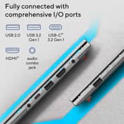 Asus Vivobook Go 14 (2023) Laptop - Intel Core i3-N305 / 14inch FHD / 256GB SSD / 8GB RAM / Shared Intel UHD Graphics / Windows 11 Home / English & Arabic Keyboard / Cool Silver / Middle East Version - [E1404GA-NK039W]