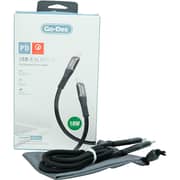Go Des Type C to Type C Normal Cable 1m Black