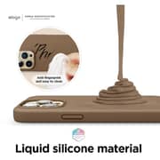 Eelago Silicone Case Cover Brown iPhone 13 Pro Max