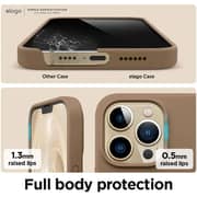 Eelago Silicone Case Cover Brown iPhone 13 Pro Max