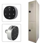 Mahmayi Modern Dual Door Locker With Digital Lock 38x46x183 cm
