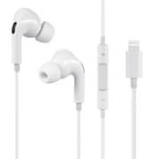 Zoook EarPod I Lightning In Ear Stereo Headphones With Mic White