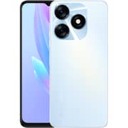 هاتف تكنو سبارك 10 بذاكرة 128 جيجابايت وبلون أبيض ميتا ويدعم 4G