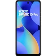 هاتف تكنو سبارك 10 برو بذاكرة 256 جيجابايت وبلون أسود ستيري ويدعم 4G