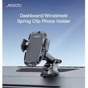Yesido Spring Clip Car Cup Mobile Holder Black