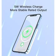 شاحن متنقل باور بانك 5000 مللي أمبير في الساعة يدعم ماج سيف وبلون أبيض موديل YP29 من يسيدو