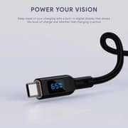Aukey Nylon Braided USB-C To USB-C Cable 1.8m Black