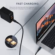 Aukey Nylon Braided USB-C To USB-C Cable 1.8m Black