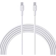 Aukey Nylon Braided USB-C To USB-C Cable 1m White