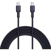 Aukey Nylon Braided USB-C To USB-C Cable 1.8m Black