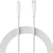 Aukey Silicone USB-C To Lightning Cable 1m White