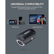 Aukey Dual Port 30W Car Charger Black
