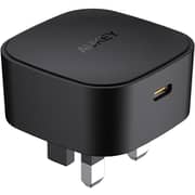 Aukey USB-C Charger With USB-C To Lightning Cable 1.2m Black