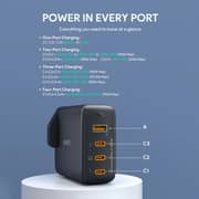 Aukey 4 Port GaN 100W Wall Charger Black