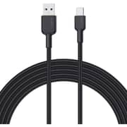 Aukey Nylon Braided USB-C Cable 0.9m Black