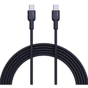 Aukey Nylon Braided USB-C To USB-C Cable 1m Black