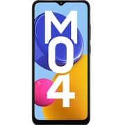هاتف سامسونج M04 بذاكرة داخلية 64 جيجابايت ويدعم شبكة الجيل الرابع 4G وبلون أزرق داكن