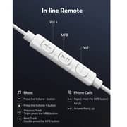 Ravpower Mono Wired In Ear Earphone White