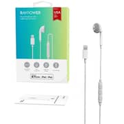 Ravpower Mono Wired In Ear Earphone White