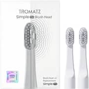 Tromatz Simple Pro Brush Head Replacement Pack of 2 Pcs TROMATZ-S-R