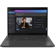 Lenovo ThinkPad T14 Gen 4 (Intel) (2023) Laptop - 13th Gen / Intel Core i7-1355U / 14inch WUXGA / 512GB SSD / 16GB RAM / Shared Intel Iris Xe Graphics / Windows 11 Pro / English & Arabic Keyboard / Black / Middle East Version - [21HD000PGR]