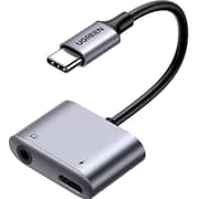 Ugreen USB-C To 3.5mm Headphone And Charger Adapter Grey