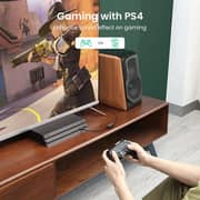 محول صوت خارجي بمنفذ USB وبطول 15 سم وبلون أسود من يوغرين