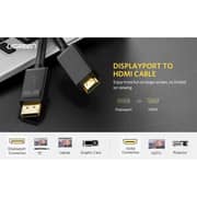 Ugreen Display Port To HDMI Cable 1m Black