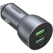 Ugreen Fast Car Charger 36 Watts Grey