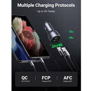 Ugreen Fast Car Charger 36 Watts Grey
