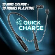 Landmark LM-BH118 Flexible Bluetooth In Ear Neckband Black