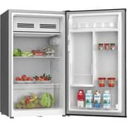 KROME 120L Single Door Refrigerator Inox Silver - KR-RDC120H